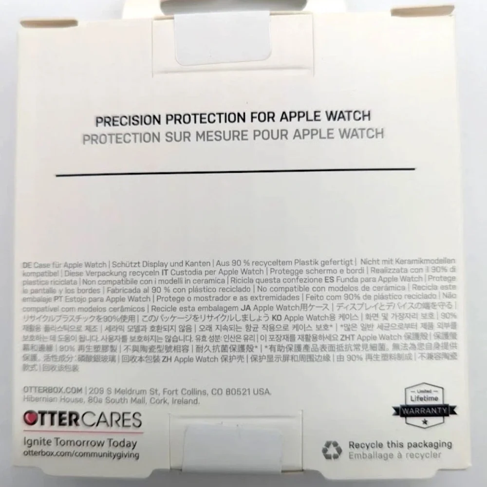 OtterBox Black Apple Watch Case Black 41mm series 7 8 9 New